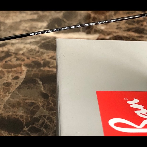 💥BEST DEAL💥Rayban Aviator RB3025 Black G-15 - Picture 5 of 8